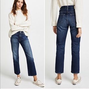 AG-ED Vintage High Waist Straight Jeans